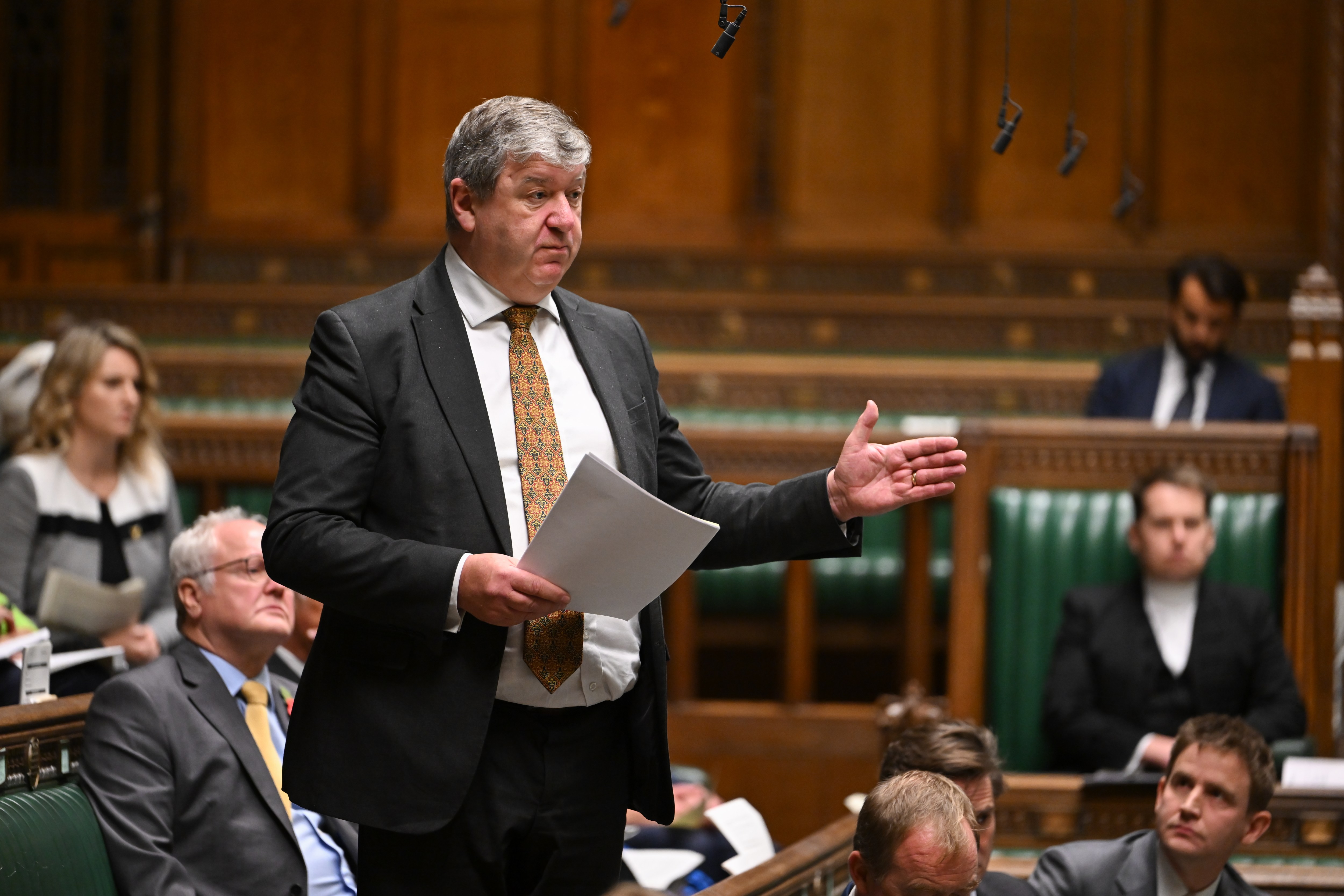 MP Alistair Carmichael speaking about Thames Water's bid process issues.